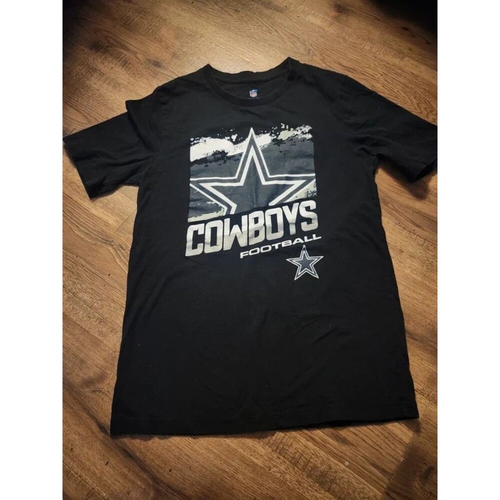 Dallas Cowboys Shirt Youth XL Navy NFL Football Graphic Tee Short Sleeve Crew